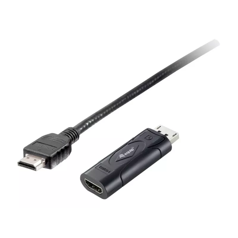 Equip DisplayPort į HDMI adapteris, 0.2 m, DisplayPort, HDMI, vyriškas, moteriškas, 1920 x 1080 pikselių