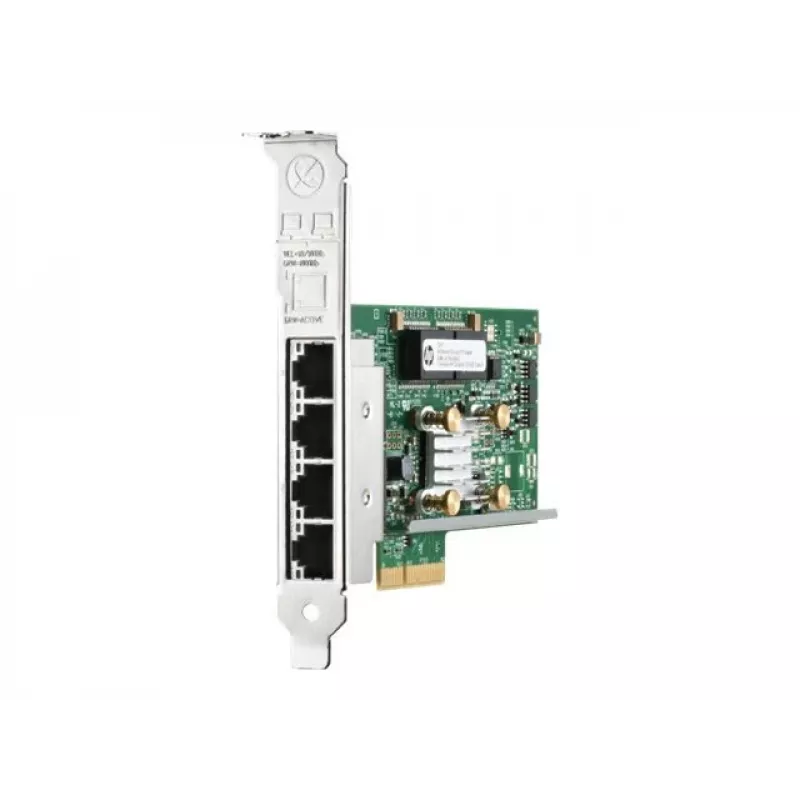 HPE 331T tinklo adapteris – PCIe 2.0 x4 Low Profile, 4x Gigabit Ethernet