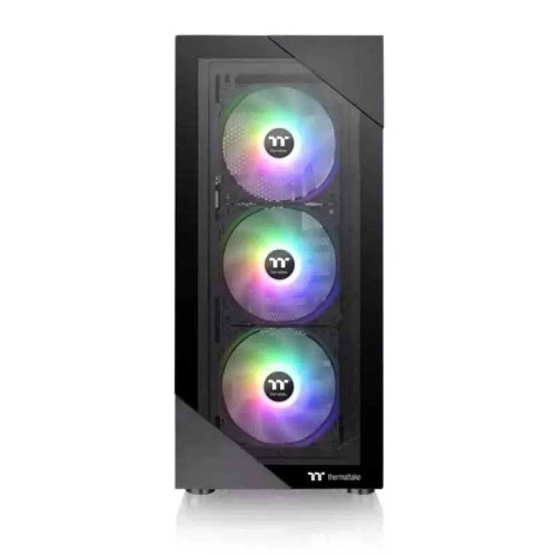 Kompiuterio korpusas Thermaltake View 200 TG ARGB Midi Tower juodas