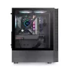 Kompiuterio korpusas Thermaltake View 200 TG ARGB Midi Tower juodas