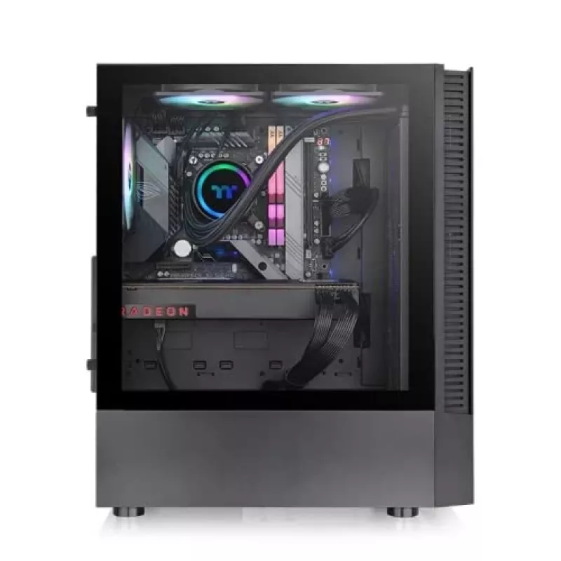 Kompiuterio korpusas Thermaltake View 200 TG ARGB Midi Tower juodas
