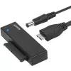 Sąsajos plokštė Unitek Y-1039, su USB laidu, 5 Gbit/s, juoda, plug-and-play