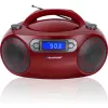 Blaupunkt BB18BK nešiojamas CD grotuvas, radijo imtuvas, 4 W, raudonas