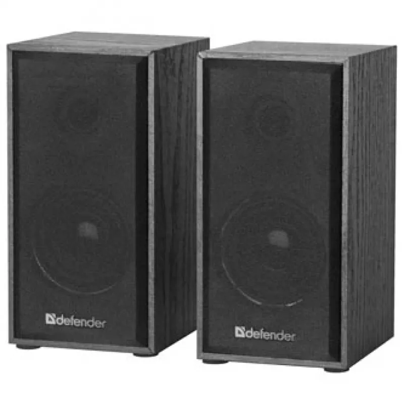 DEFENDER SPK-240 laidiniai staliniai garsiakalbiai, 2.0, 6 W RMS, USB maitinimas, 3,5 mm, juodi