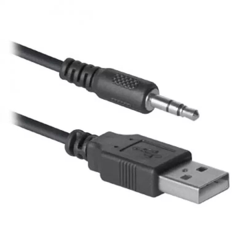 DEFENDER SPK-240 laidiniai staliniai garsiakalbiai, 2.0, 6 W RMS, USB maitinimas, 3,5 mm, juodi