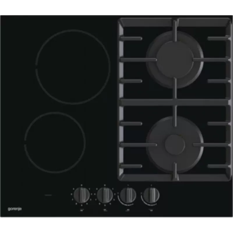 Gorenje GCE691BSC Juoda įmontuojama 60 cm Kombinuota 4 zonos