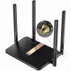 Cudy LT500D belaidis maršrutizatorius Fast Ethernet Dual-band (2,4 GHz / 5 GHz) 4G Juodas