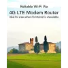 Cudy LT500D belaidis maršrutizatorius Fast Ethernet Dual-band (2,4 GHz / 5 GHz) 4G Juodas