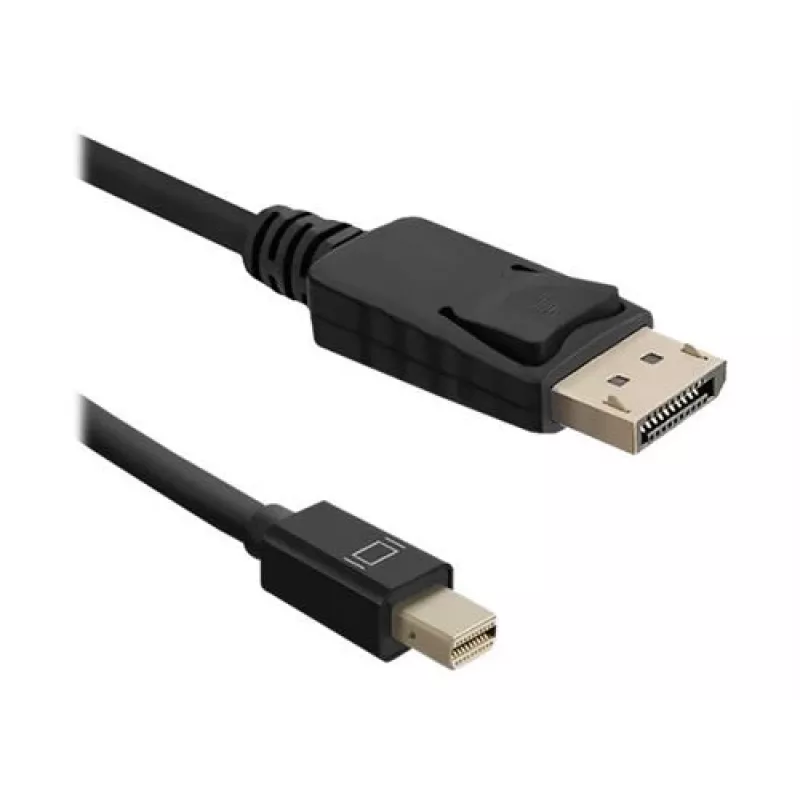 Qoltec 50434 1,8 m Mini DisplayPort – DisplayPort laidas, juodas