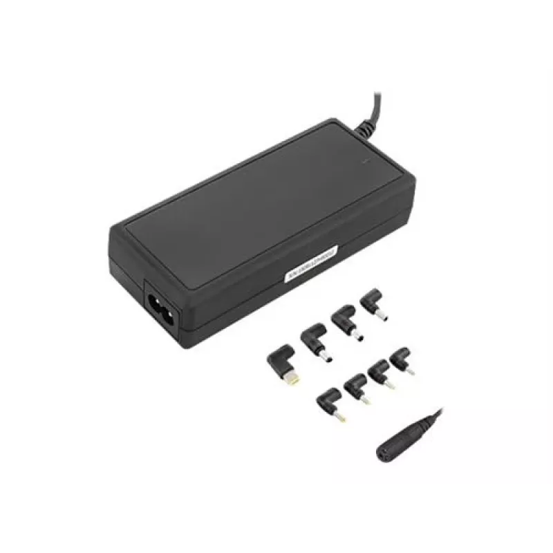 Automatinis universalus maitinimo adapteris Qoltec 50012 90W | 9 kištukų rinkinys | maitinimo laidas