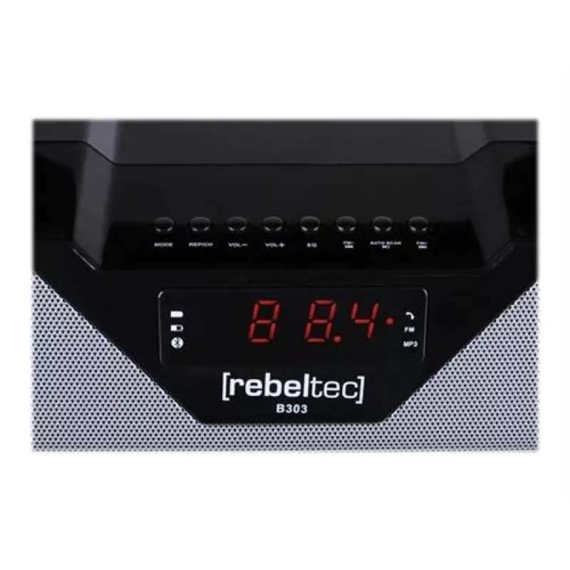 Nešiojamas garsiakalbis Rebeltec SoundBox 400 Bluetooth, 20 W, juodas