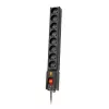 Lestar Lxa 816 Ga apsauginis filtras, 8 lizdai, 3m, juodas