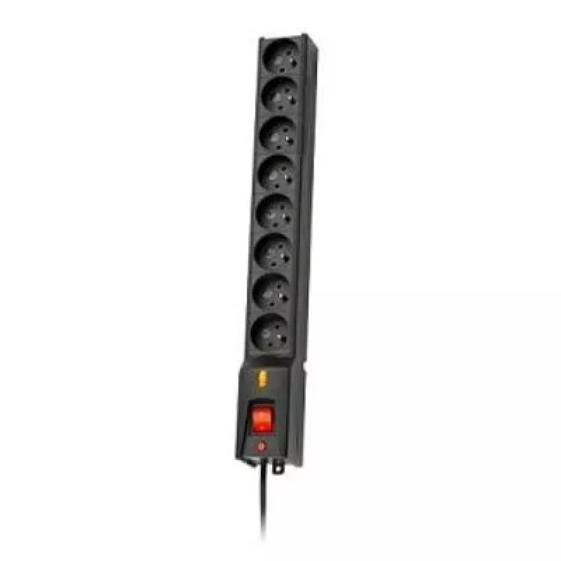 Lestar Lxa 816 Ga apsauginis filtras, 8 lizdai, 3m, juodas