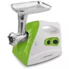 Mėsmalė ESPERANZA EKM012G — 600 W, nerūdijančio plieno peilis, dešrų antgalis, kebabo antgalis, reversas, neslystančios kojelės, balta/žalia