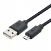 TB Micro USB - USB kabelis 1,8 m, juodas (AKTBXKU2PBAW18B)