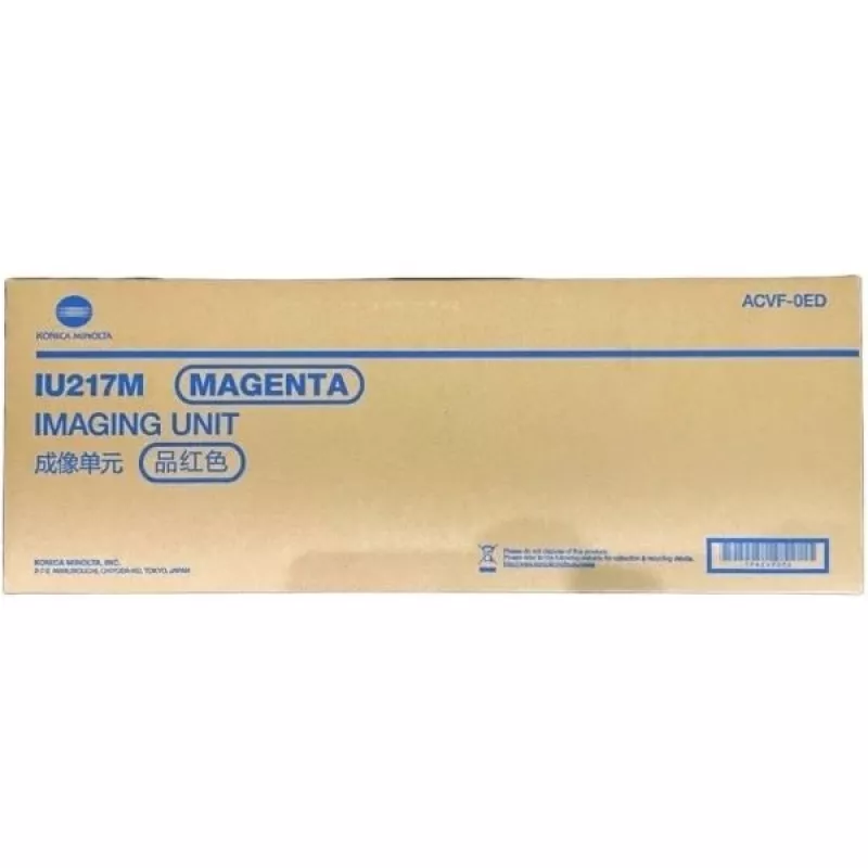 Konica Minolta ACVF0ED/DR-217M būgno komplektas purpurinė, 87 000 puslapių KM