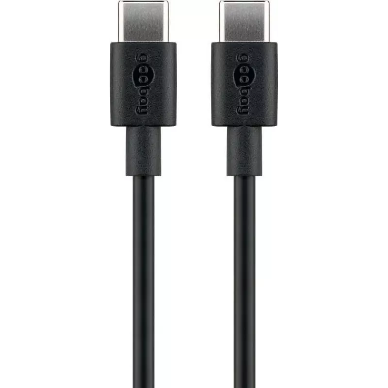 Goobay 51243 USB laidas 2 m USB 2.0 USB C juodas (51243)