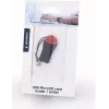 Card Reader Gembird FD2-MSD-3 USB 2.0 juoda raudona