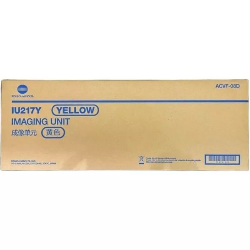 Konica Minolta ACVF08D/DR-217Y būgno komplektas geltonas, 87 000 puslapių KM