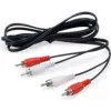 Equip 147094 garso kabelis 2,5 m 2 x RCA juodas