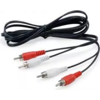 Equip 147094 garso kabelis 2,5 m 2 x RCA juodas