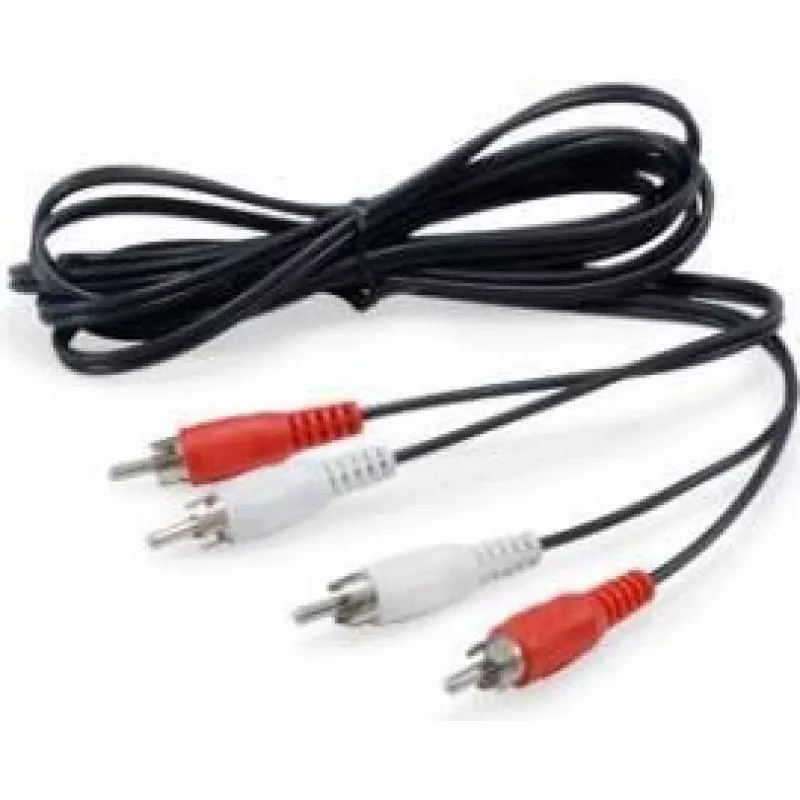 Equip 147094 garso kabelis 2,5 m 2 x RCA juodas