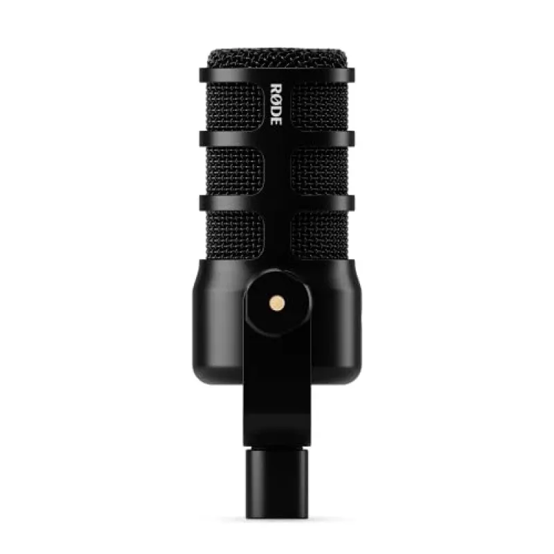 Studijinis mikrofonas RØDE PodMic USB – kardioidinis XLR/USB, 24 bitai / 48 kHz, USB-C, ausinių išvestis, sukamasis garsumo reguliatorius, juodas