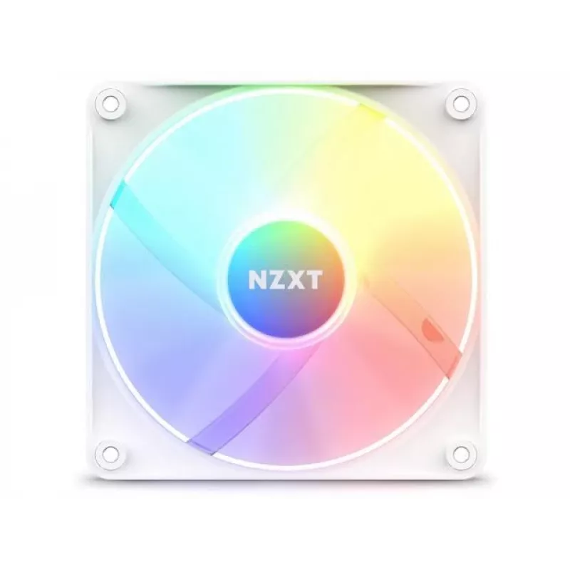 NZXT F120 RGB Core 120mm ARGB korpuso ventiliatorius - Baltas