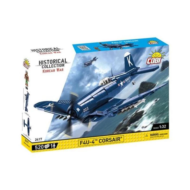 Konstruktorius COBI F4U-4 Corsair, 520 detalių, Korėjos karas