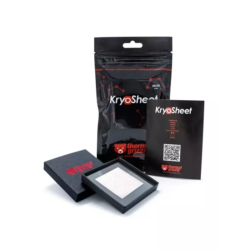 Thermal Grizzly TG-KS-38-38 CryoSheet Termoizoliacinis Padėklas 0.2mm 38x38mm