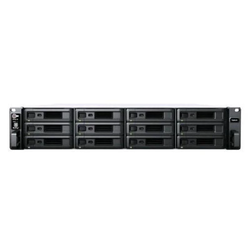 Synology RackStation RS2423+ NAS/saugojimo serveris Rack (2U) Ryzen Embedded V1780B 8 GB DDR4 0 TB DiskStation Manager Juoda, Pilka