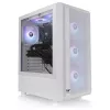 Thermaltake S200 TG Tempered Glass ARGB Snow Edition vidutinis bokštinis kompiuterio korpusas