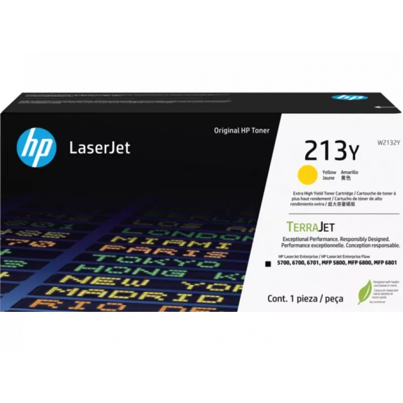 HP 213Y didelės talpos geltonas originalus LaserJet tonerio kasetė