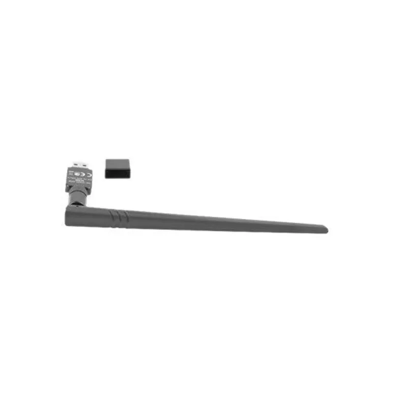 USB Wi-Fi adapteris LANBERG NC-0300-WIE, USB 2.0, dvi išorinės antenos 5 dBi, WLAN 300 Mbps, Ethernet/WLAN, juodas