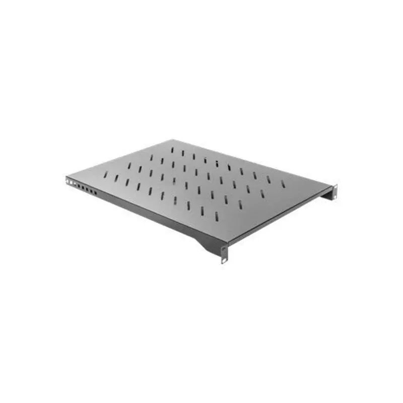 Rack lentyna LANBERG AK-1010-B 19 colių spintoms, 1U, 482,6×750×45 mm, maks. apkrova 15 kg, juoda