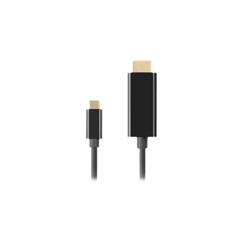 Vaizdo kabelio adapteris LANBERG CA-CMHD-10CU-0030-BK, USB Type-C į HDMI 2.0, 3 m, 18 Gbit/s, 4K