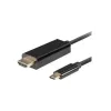 Vaizdo kabelio adapteris Lanberg CA-CMHD-10CU-0018-BK 1,8 m USB Type-C į HDMI