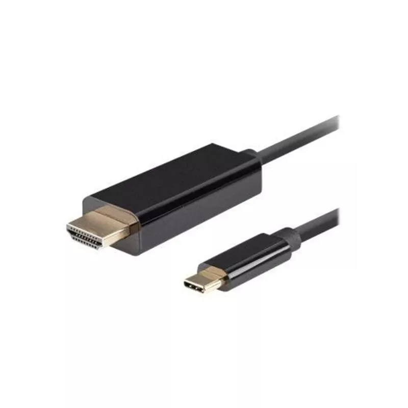 Vaizdo kabelio adapteris Lanberg CA-CMHD-10CU-0018-BK 1,8 m USB Type-C į HDMI