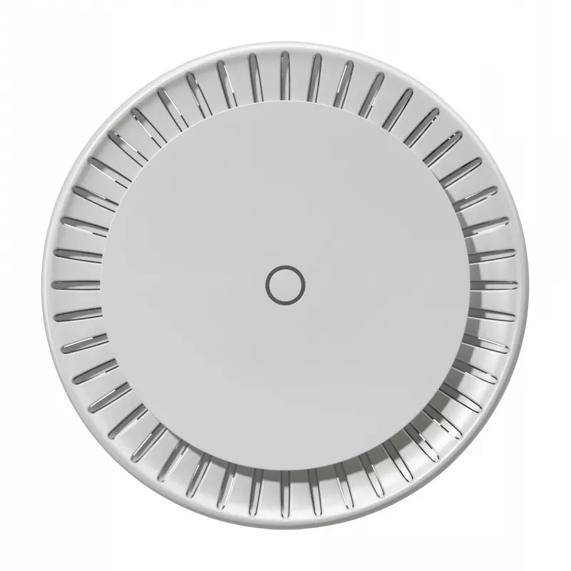 Prieigos taškas MikroTik cAP ax lubinis montavimas Wi‑Fi 6 dviejų juostų 2.4 GHz/5 GHz, 1774 Mbps, 2x RJ45, IP20, RouterOS