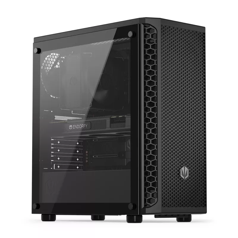 ENDORFY Signum 300 Air Tower Black korpusas
