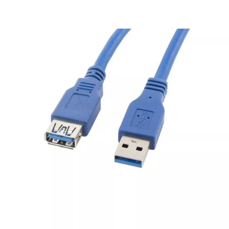 Prailginimo laidas USB 3.0 AM-AF mėlynas 3M