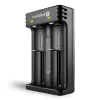 Įkroviklis baterijoms everActive LC200, USB, 2 lizdai, Li-Ion, AA/AAA/AAAA/C/D, 5 V įėjimas, 4,2 V išėjimas, juodas