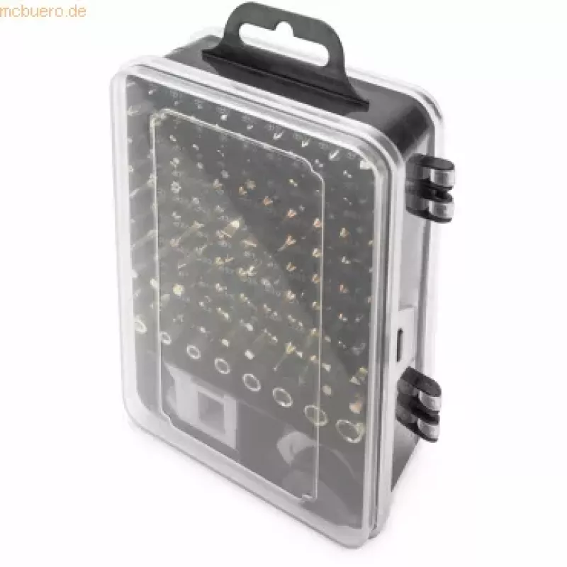 Digitus Precision Mechanic Atsuktuvų Rinkinys 115 dalių 98 antgaliai Security Torx Hex Phillips