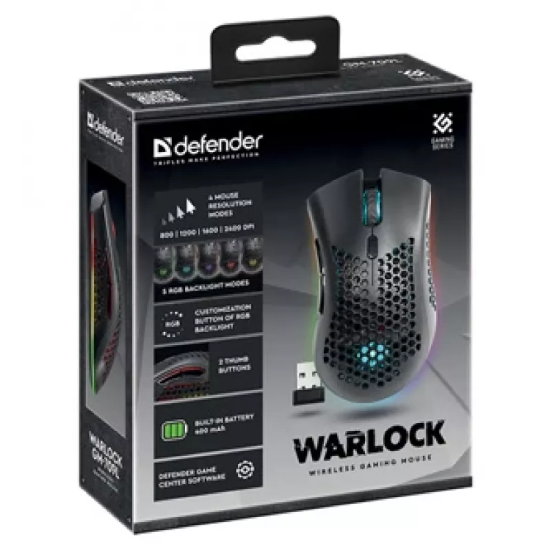 Defender 52709 Product 709 L žaidimų pelė, juoda, USB