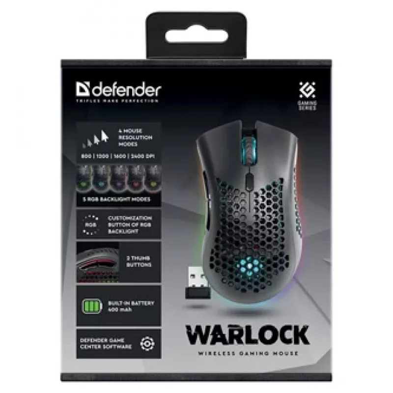 Defender 52709 Product 709 L žaidimų pelė, juoda, USB