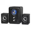 DEFENDER V11 11 W laidiniai 2.1 staliniai garsiakalbiai, USB 5 V, juodi