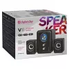 DEFENDER V11 11 W laidiniai 2.1 staliniai garsiakalbiai, USB 5 V, juodi