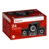 Garsiakalbių sistema DEFENDER Z4 laidinė 2.1, 11 W RMS, juoda, USB 5V maitinimas, 3,5 mm ausinių išvestis