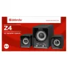 Garsiakalbių sistema DEFENDER Z4 laidinė 2.1, 11 W RMS, juoda, USB 5V maitinimas, 3,5 mm ausinių išvestis