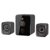 Defender V12 65212 2.1 garsiakalbių komplektas kompiuteriui, 11 W, 5 W žemųjų dažnių garsiakalbis, maitinimas per USB, LED apšvietimas, juodas, 115 x 130 x 223 mm